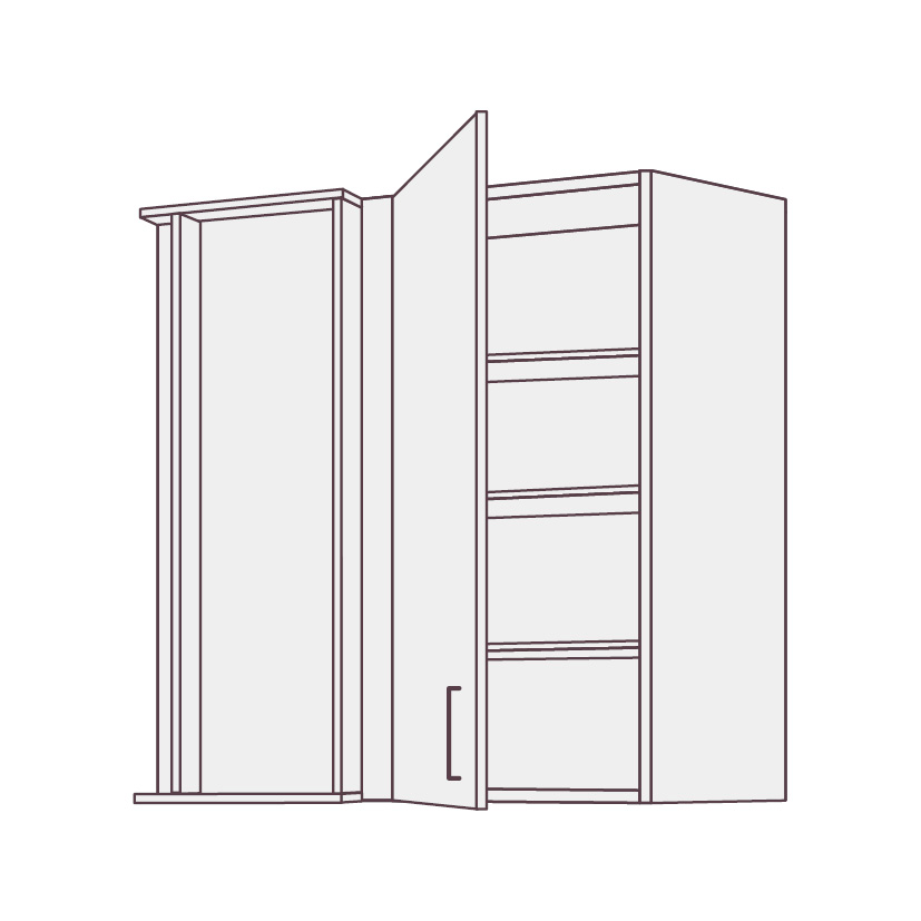 Шкафы навесные  EVU1D SIDAK SIST2964-6488