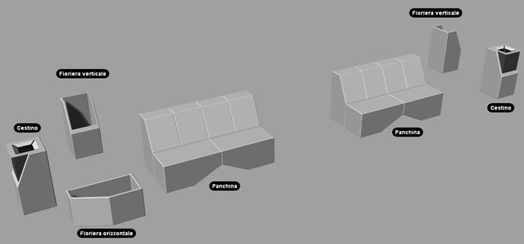 Manufatti Viscio Модульная скамья из реконструированного камня Modula sun-id-1349705 - Вид №2