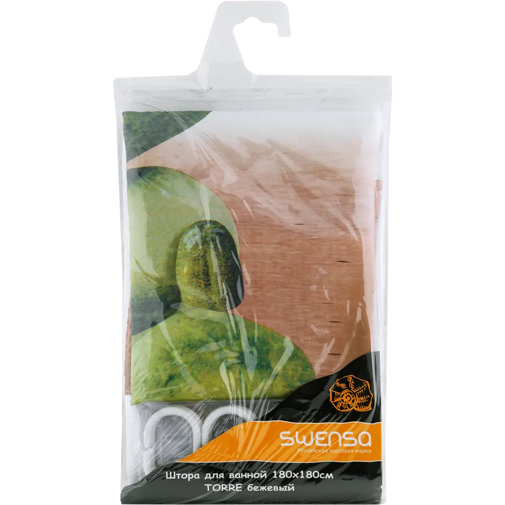 Штора для ванной комнаты «Torre» 180x180 см цвет белый SWENSA SWC-90-54 STLM-2074497 - Вид №5