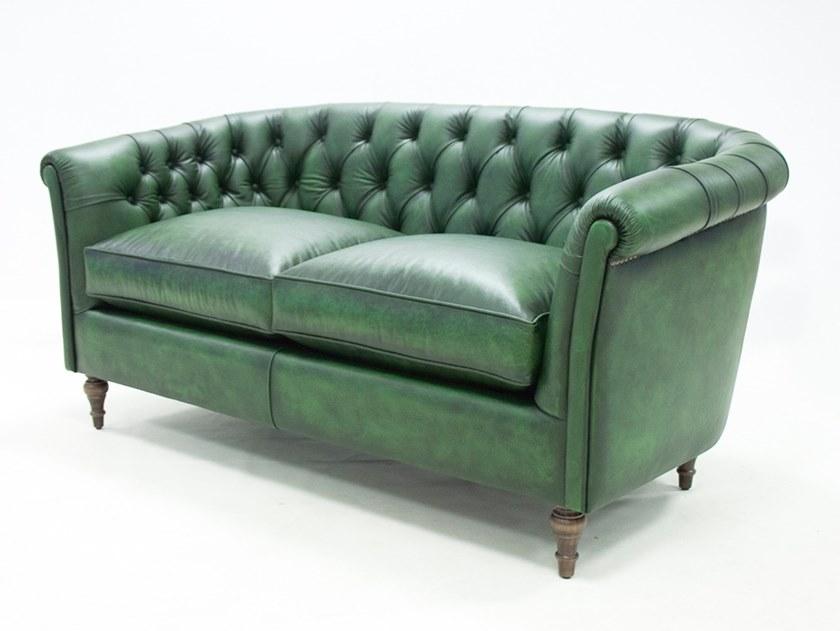 CREARTE COLLECTIONS 2-местный кожаный диван с тафтингом Class crearte 35 - Вид №1