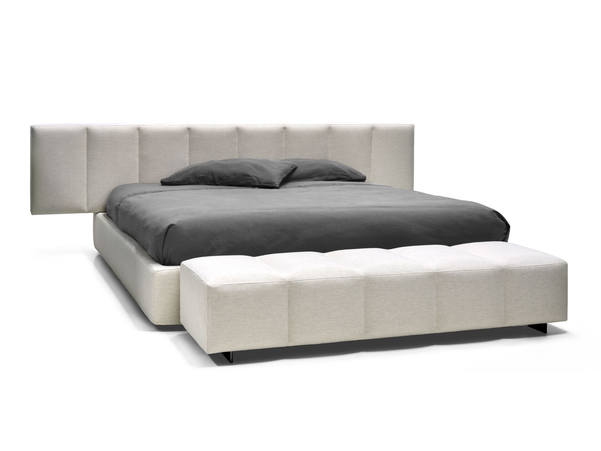 Двуспальная кровать с мягким изголовьем Arketipo Milky Way ARCH-00039095