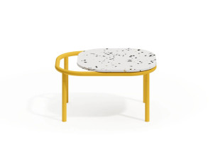 Прямоугольный садовый столик из переработанного алюминия и пластика