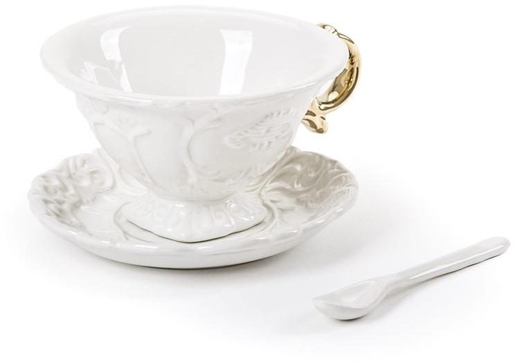 Seletti Чашка фарфоровая с блюдцем I-wares sun-id-1463130 - Вид №1