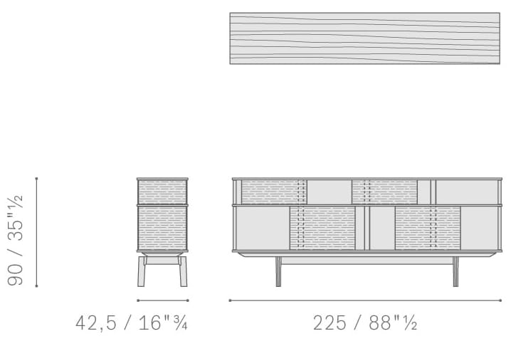 Мадия из технической ткани Poltrona Frau офис-системы управления ARCH-00057994 - Вид №27