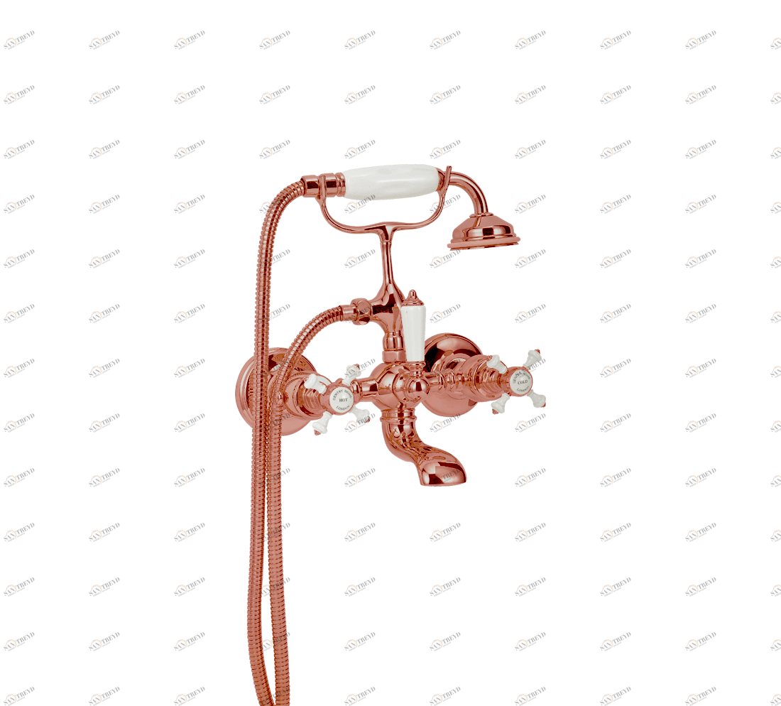 Gentry Home Смеситель для раковины от центра к центру 2 отверстия под смеситель 200 мм Chelsea Copper sun-id-1075294