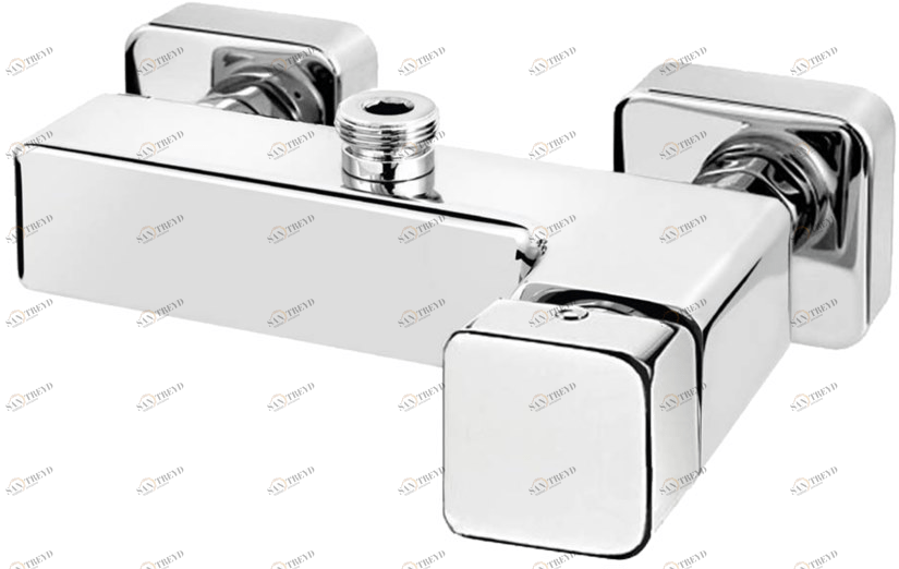 Fir Italia Смеситель для душа с одной ручкой на 2 отверстия Daily cube 45 4554060