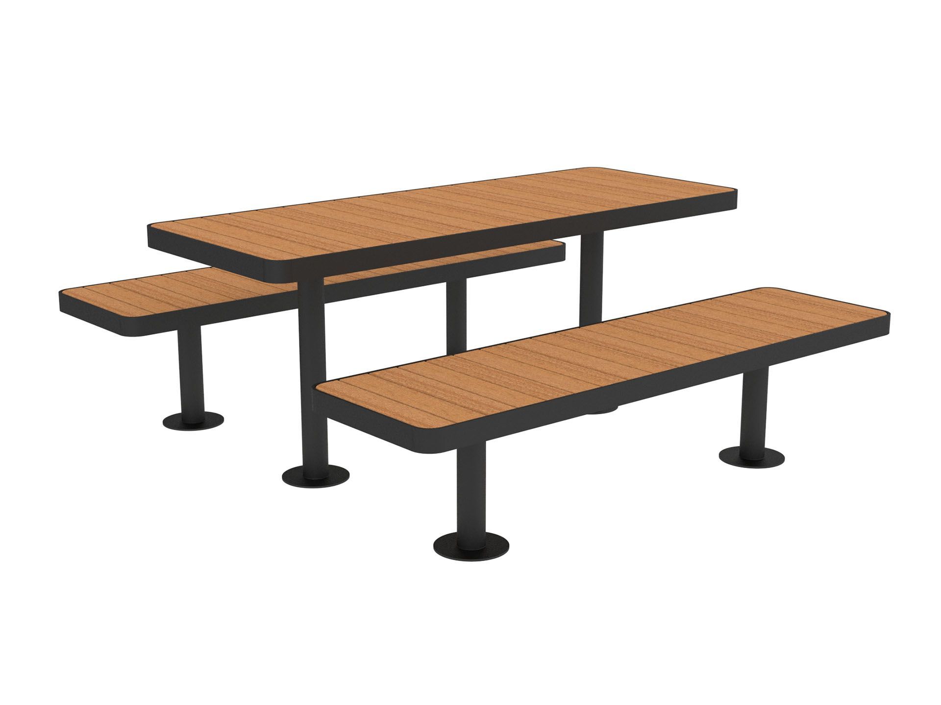 Стол для пикника со встроенными скамейками Lazzari палуба ARCH-00057717 - Вид №19