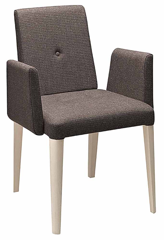 Punto 191 Кресло с каркасом из древесины бука, 4 ножки. Сиденье и спинка мягкие. Et al. Punto