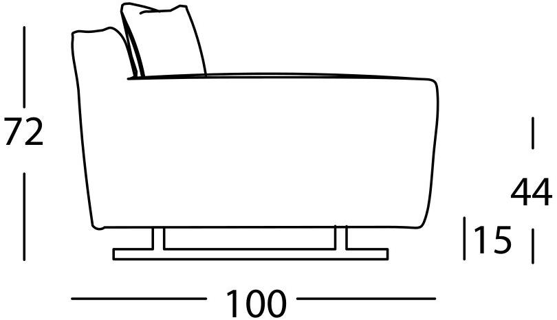 Marac 2-х местный тканевый диван со съемным чехлом sun-id-1432475 - Вид №2