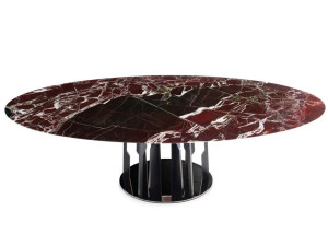 Круглый мраморный обеденный стол