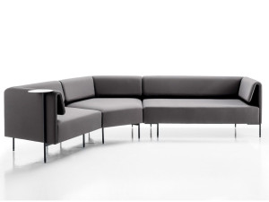 Кожаный модульный диван