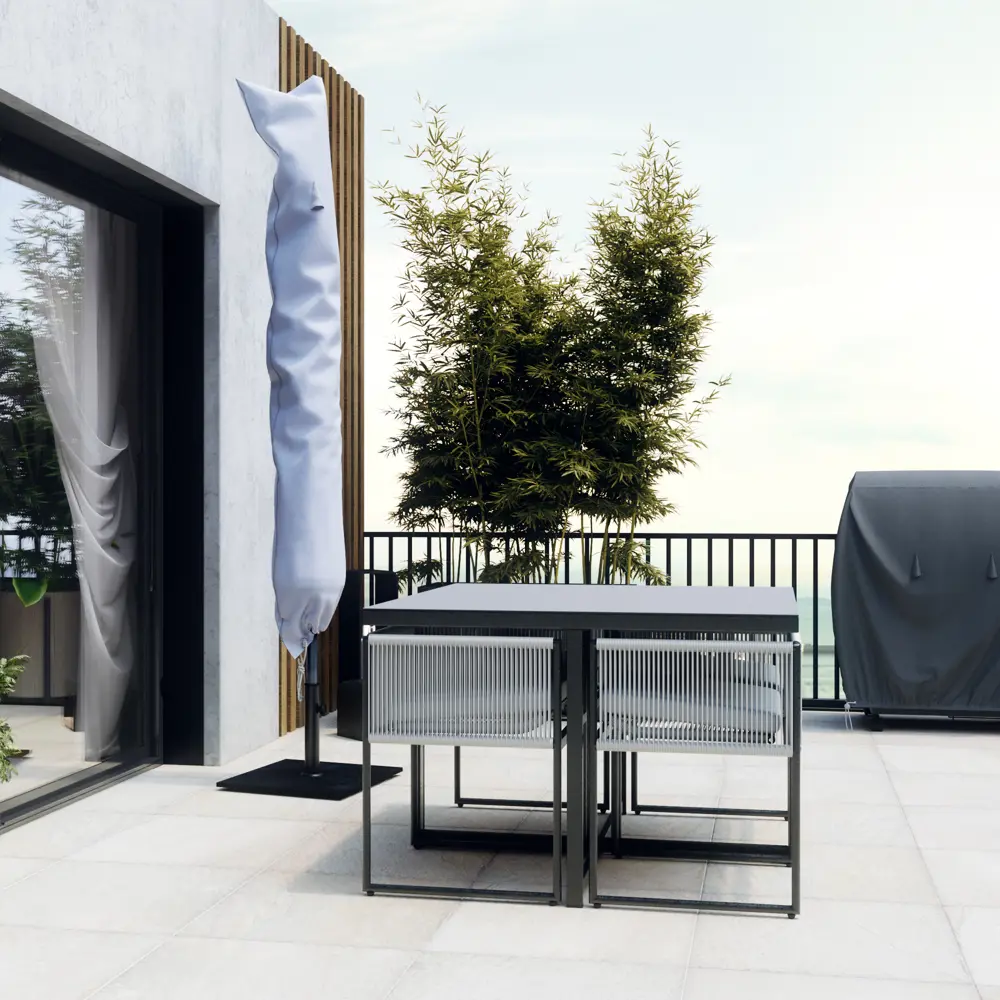 NATERIAL Compass: садовый обеденный набор со складными стульями 84855722 STLM-0056174 - Вид №15