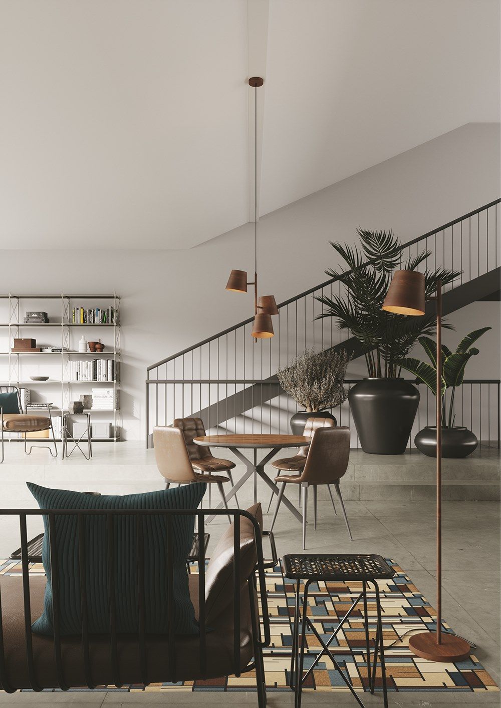 Регулируемая металлическая напольная лампа Fan Europe Lighting окружающий свет дизайн ARCH-00072528 - Вид №3