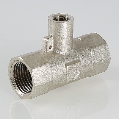VTr.250.N.0004 Тройник для подключения датчика температуры Valtec 1/2" х M10 х 1/2"  - Вид №7