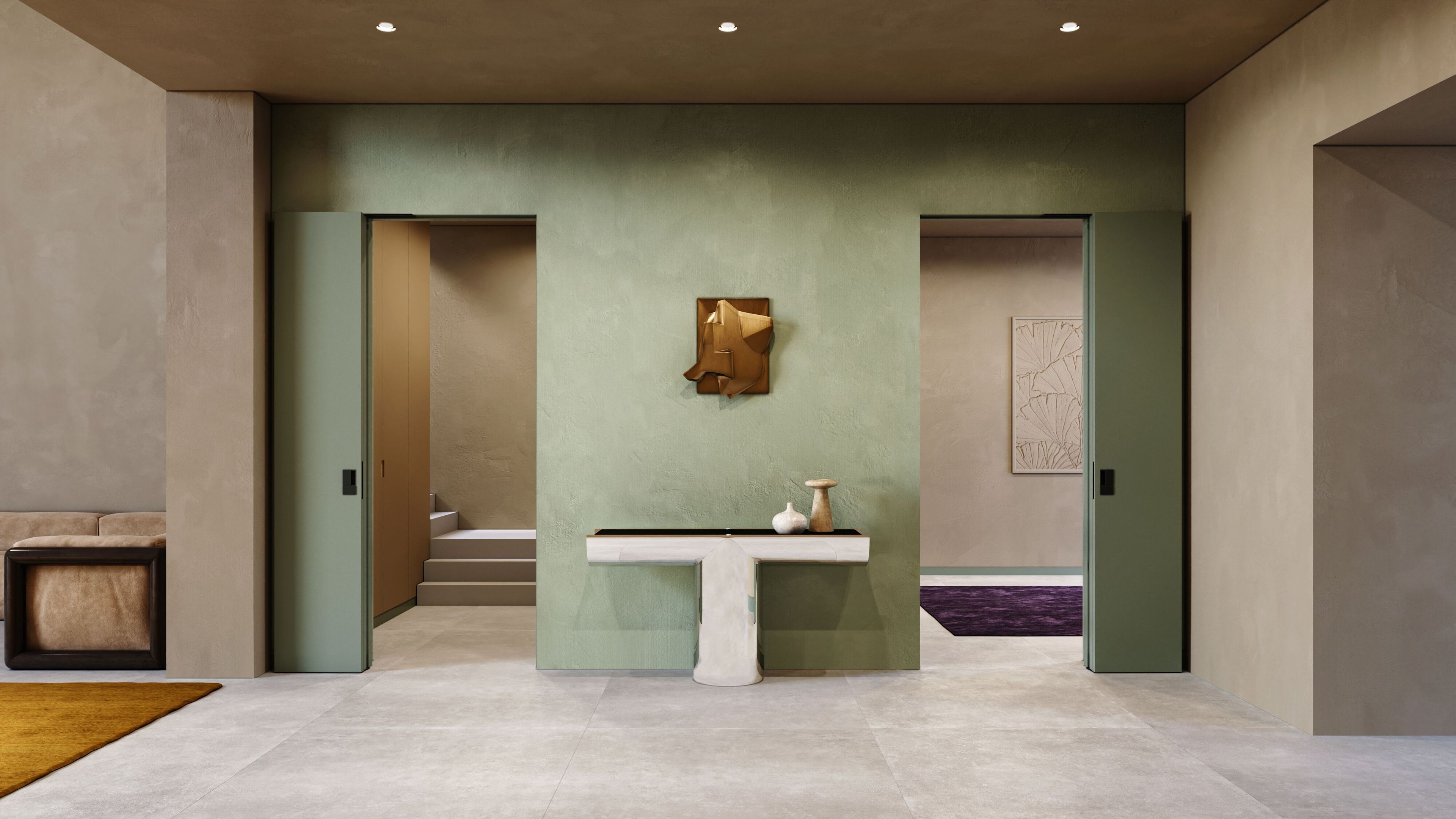 Деревянная книга стены заподлицо двери FERREROLEGNO ноль ARCH-00077547 - Вид №2