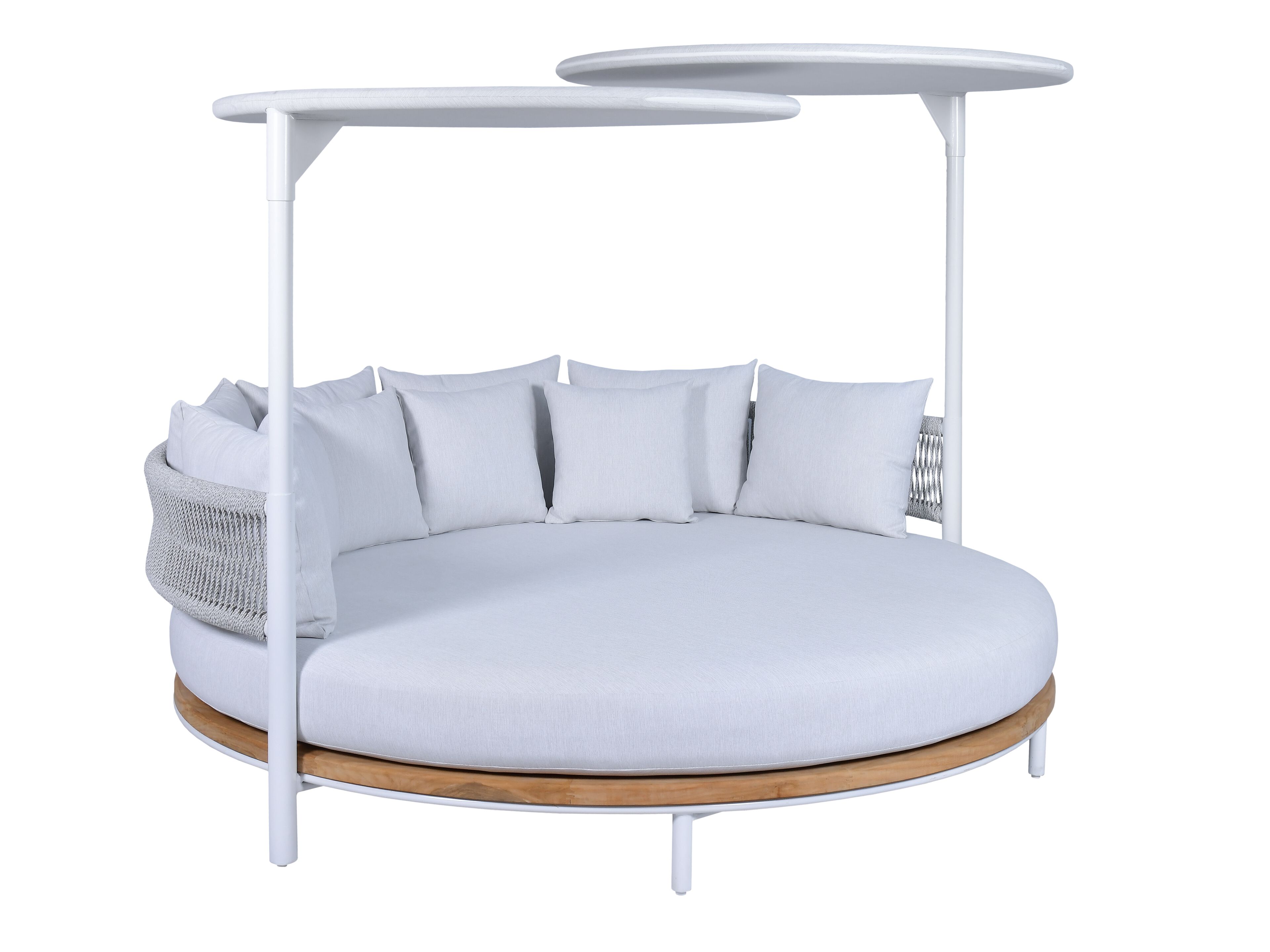 Ткань круглая Садовая кровать с солнцезащитным козырьком cbdesign круглый ARCH-00084466 - Вид №1