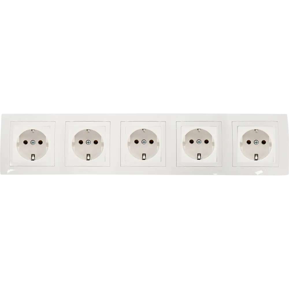 Рамка для розеток и выключателей Systeme Electric Unica 5 постов, цвет белый 12515060 STLM-2211363 - Вид №2