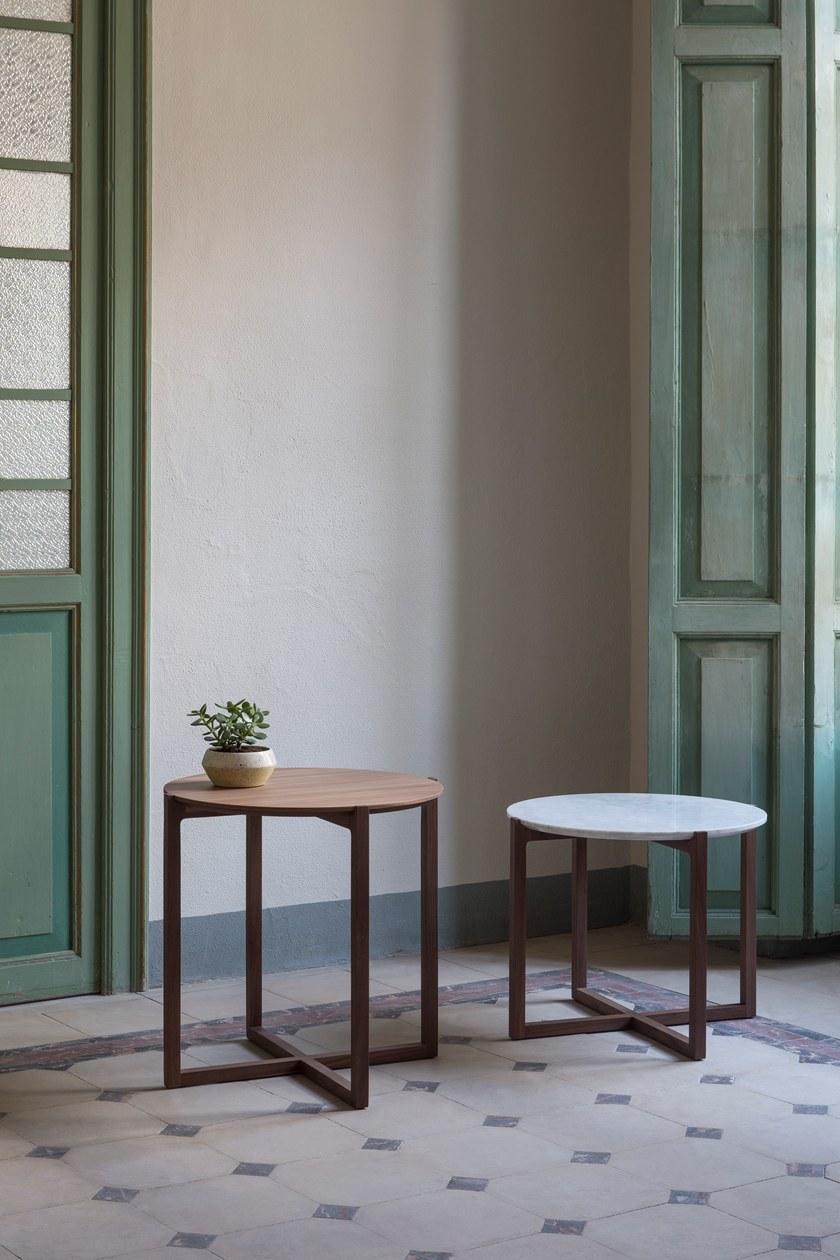 Kendo Mobiliario Круглый журнальный столик из фанерованной древесины sun-id-1404722 - Вид №1