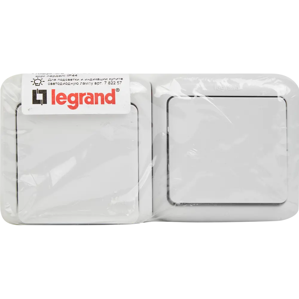 Блок выключатель с розеткой накладной влагозащищённый Legrand Quteo 1 клавиша с заземлением с крышкой IP44 цвет серый 84504623 STLM-2031742 - Вид №5