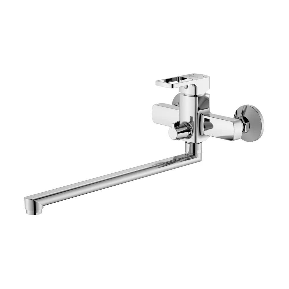 Смеситель для ванны Iddis Frame FRASB00i10WA однорычажный универсальный цвет хром STLM-2002968