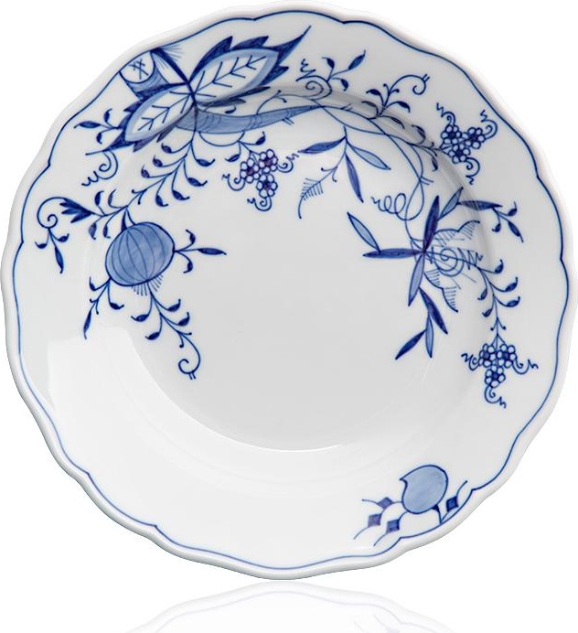 73526 Meissen Тарелка десертная 20см "Луковый декор, стилизованный" Фарфор 