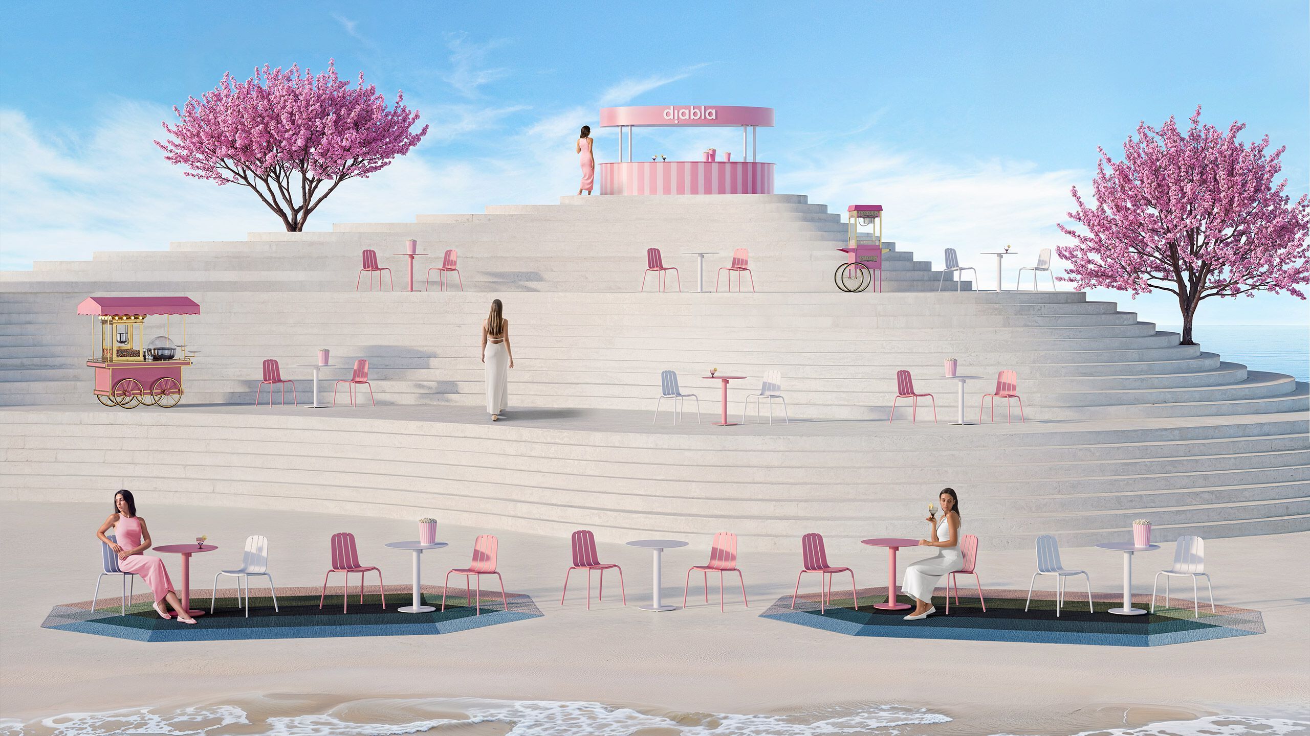 Алюминиевый садовый стул с порошковым покрытием Diabla PLIER ARCH-00080830 - Вид №12