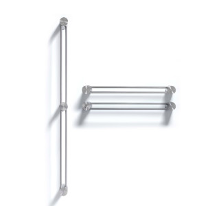 Электрический полотенцесушитель L.600 мм и L.1140 с кнопкой включения TWI120 linki