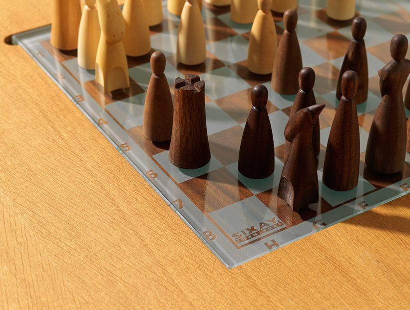 sixay furniture Квадратный деревянный шахматный стол Solid sun-id-1435414 - Вид №3