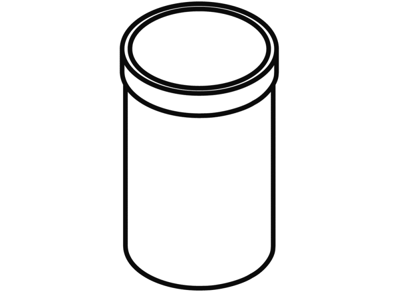 800.04.010 Стакан, плоское дно HEWI USA Produkte  - Вид №12