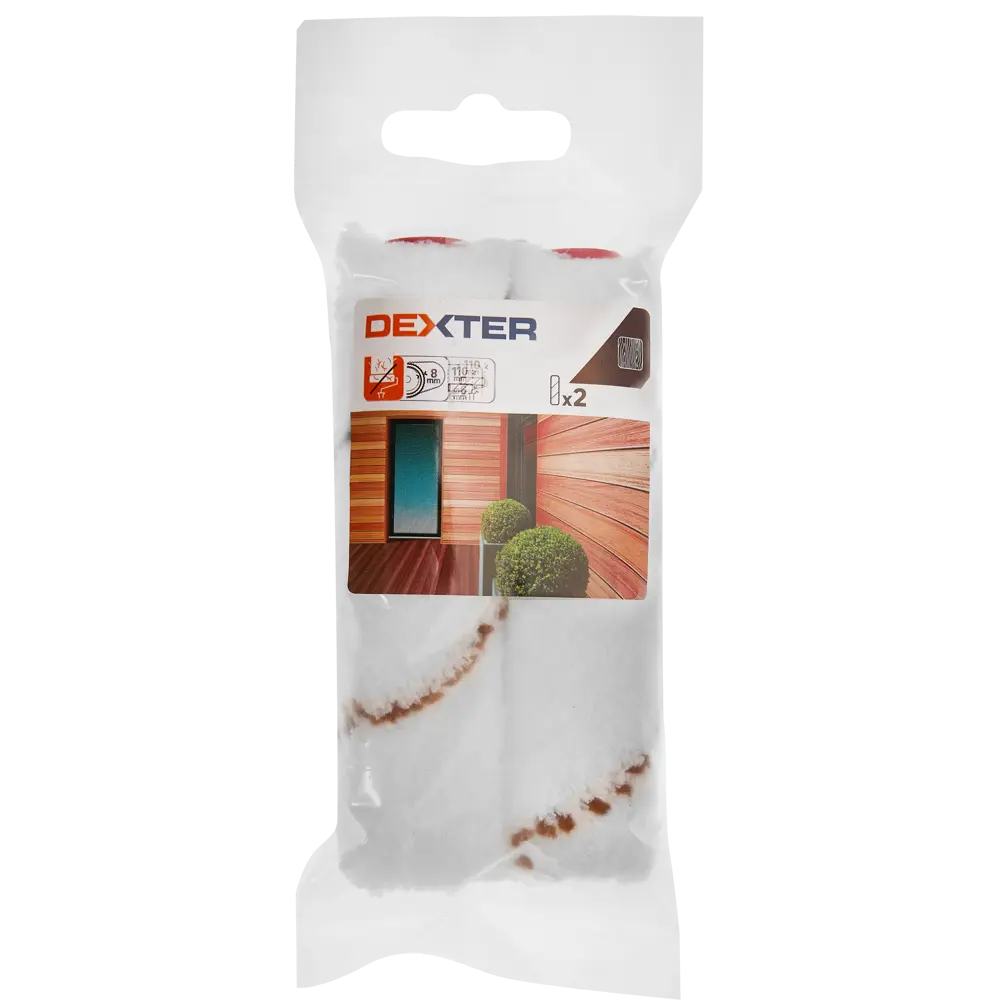 Валик Dexter для алкидных красок 110 мм (2 шт) - профессиональное покрытие 82800674 STLM-0857850 - Вид №3
