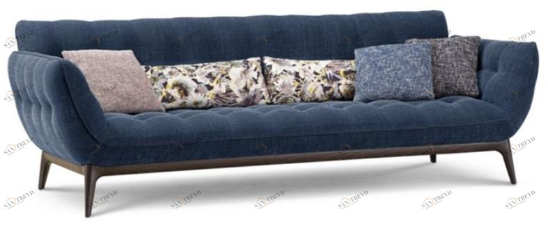 Roche Bobois 3-х местный тканевый диван sun-id-1426298