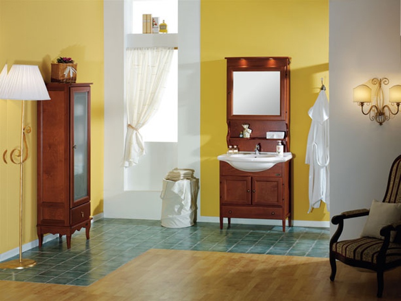 Витрина MIGLIORE Bella ML.BLL-VE450.AV с дверцей, белый матовый  - Вид №8