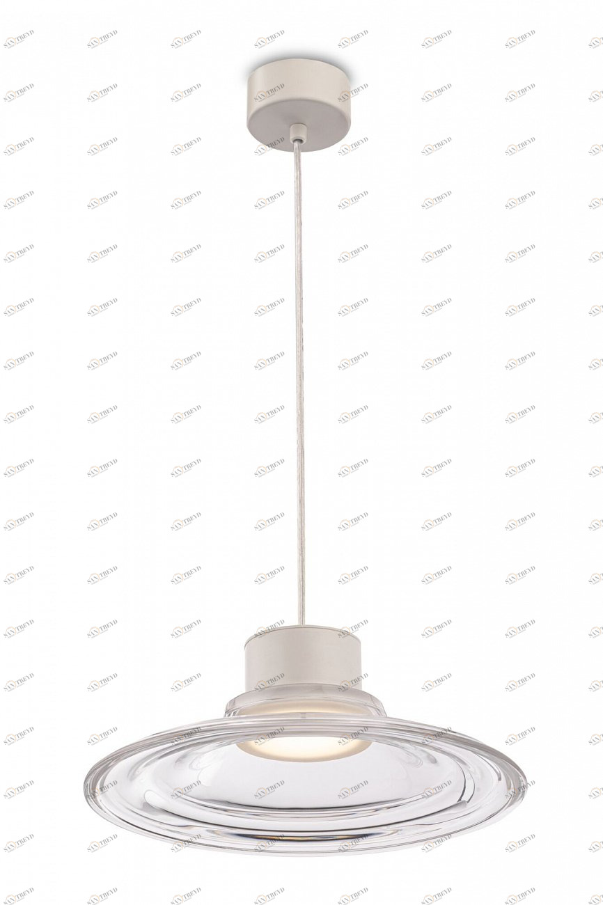 Светильник подвесной светодиодный со стеклянным плафоном белый Remous P066PL-L9W4K TECHNICAL PENDANT 00-3957069 Прозрачный 
