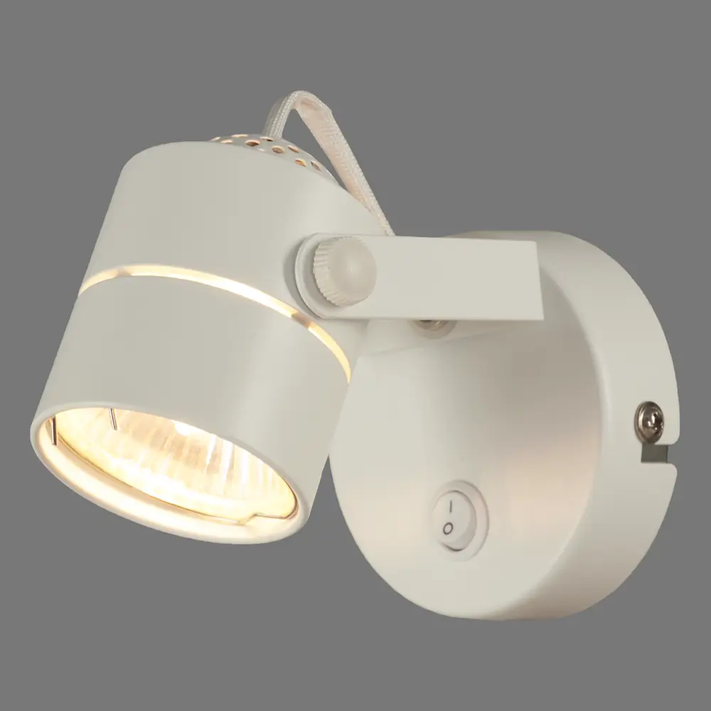 Спот поворотный Lemy 1хGU10х50 Вт металл цвет белый 82035499 STLM-2017074 Arte Lamp  - Вид №1