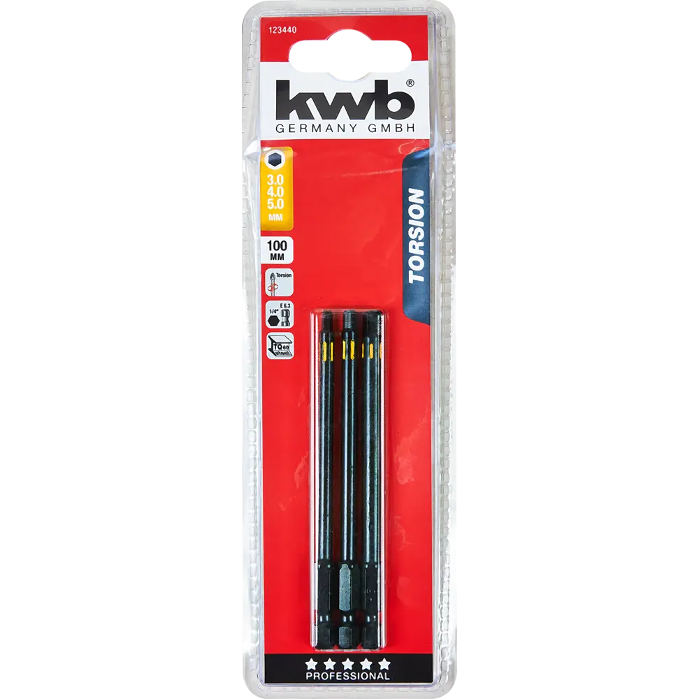 Набор бит KWB 123440, 3 шт. 86585962 STLM-2177831  - Вид №4