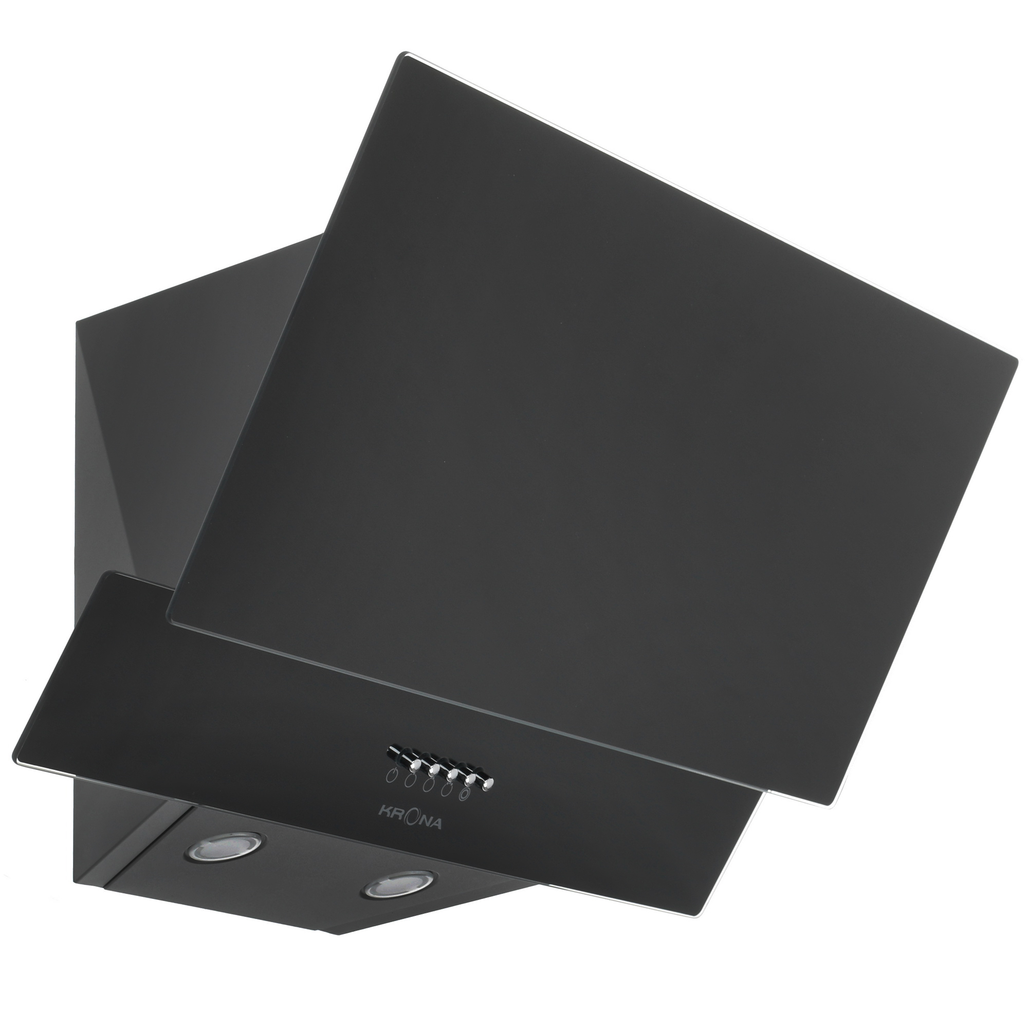 1611856 Вытяжка наклонная KRONA ERICA 600 black PB черный/черный STDN-0111585