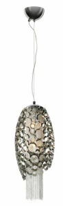 Подвесной светильник Crystal Lux Fashion SP2 CRYSTAL LUX ДИЗАЙНЕРСКИЕ, FASHION 072477 Белый;серебро