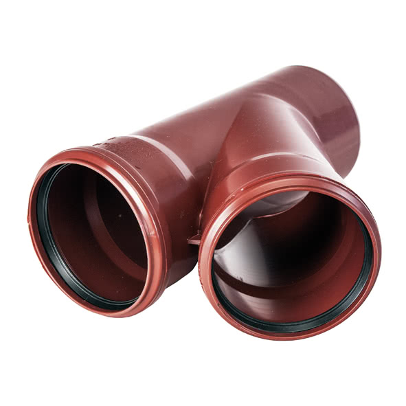 8M3145E7550 SANHA M3-145E тройник, угол 45°  DN 70x50 / OD 75x50 мм  - Вид №1