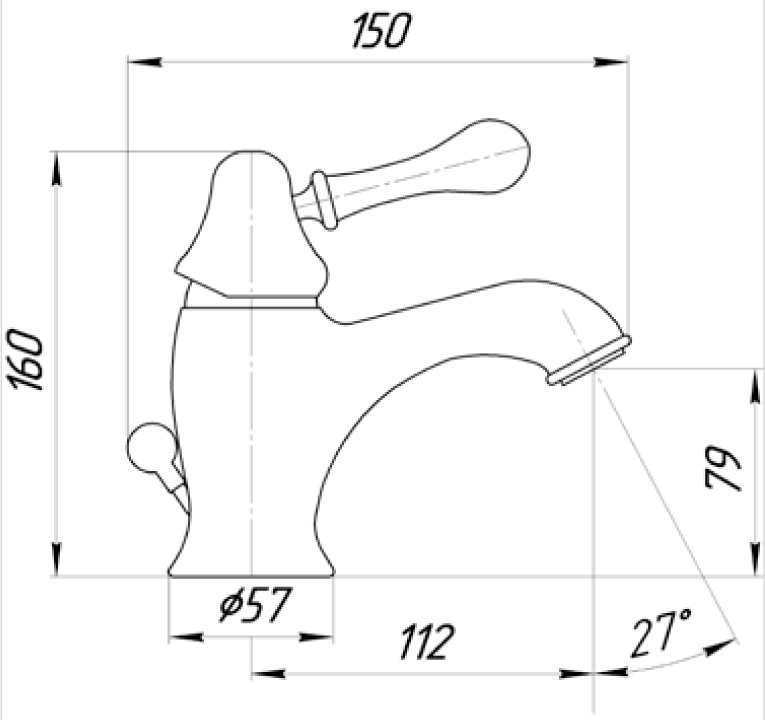 18931 Смеситель Migliore Maya - Вид №1