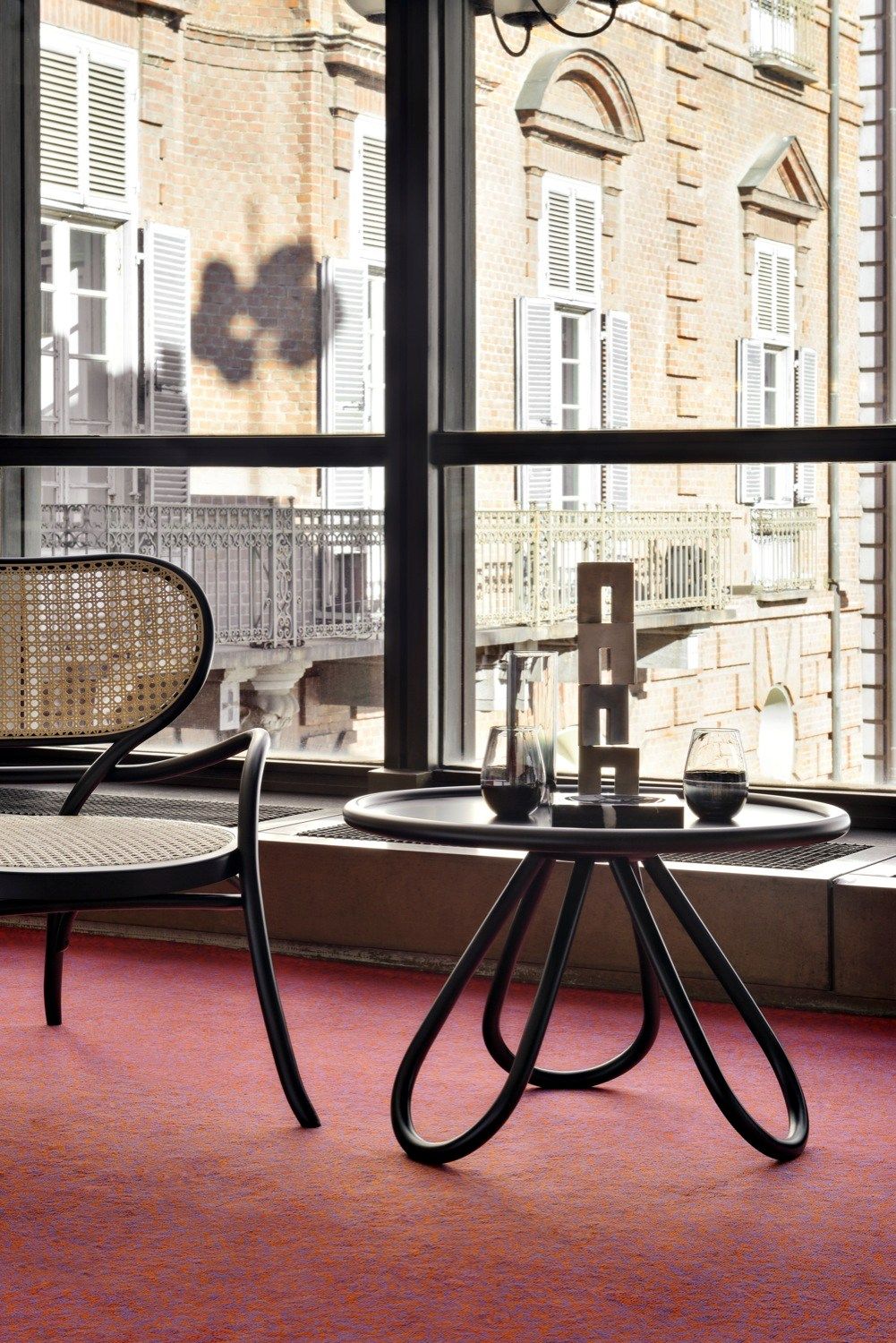 Кресло из бука и соломы с подлокотниками Wiener GTV Design LEHNSTUHL ARCH-00136223 - Вид №7