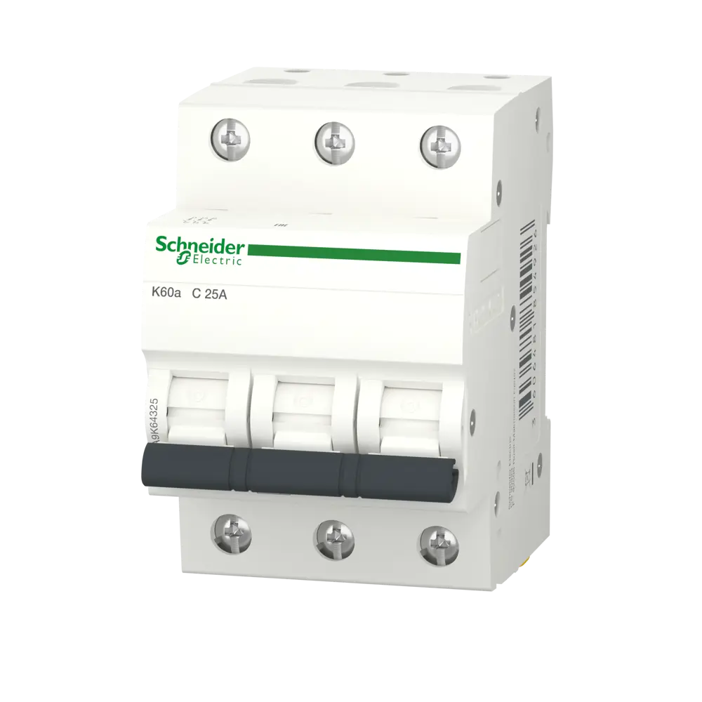 Автоматический выключатель Schneider Electric Acti9 3P C25 А 4.5 кА 82850901 STLM-2031557 
