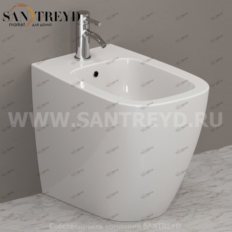 GN009BI Биде напольное GENESIS Ceramica Globo