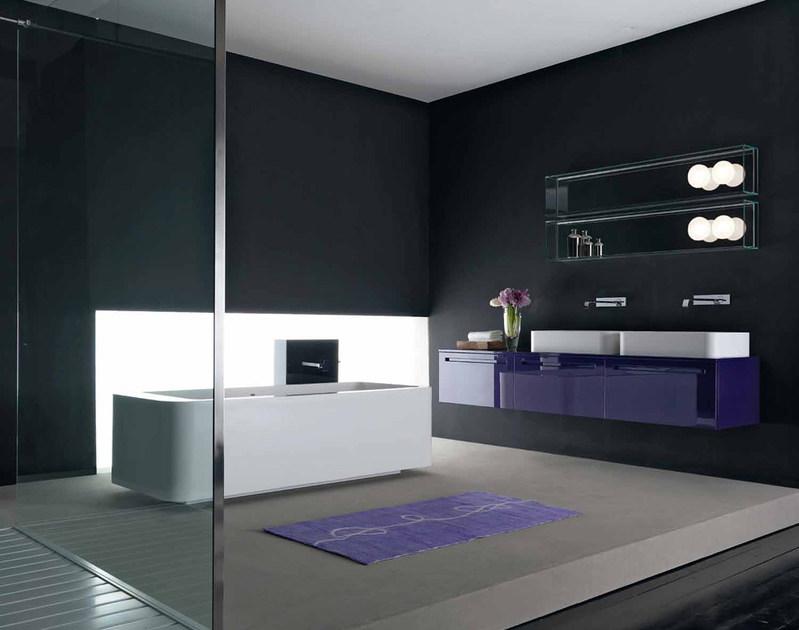 RIFRA Лаковая тумба под умывальник с ящиками Zero bagno sun-id-1421883 - Вид №5