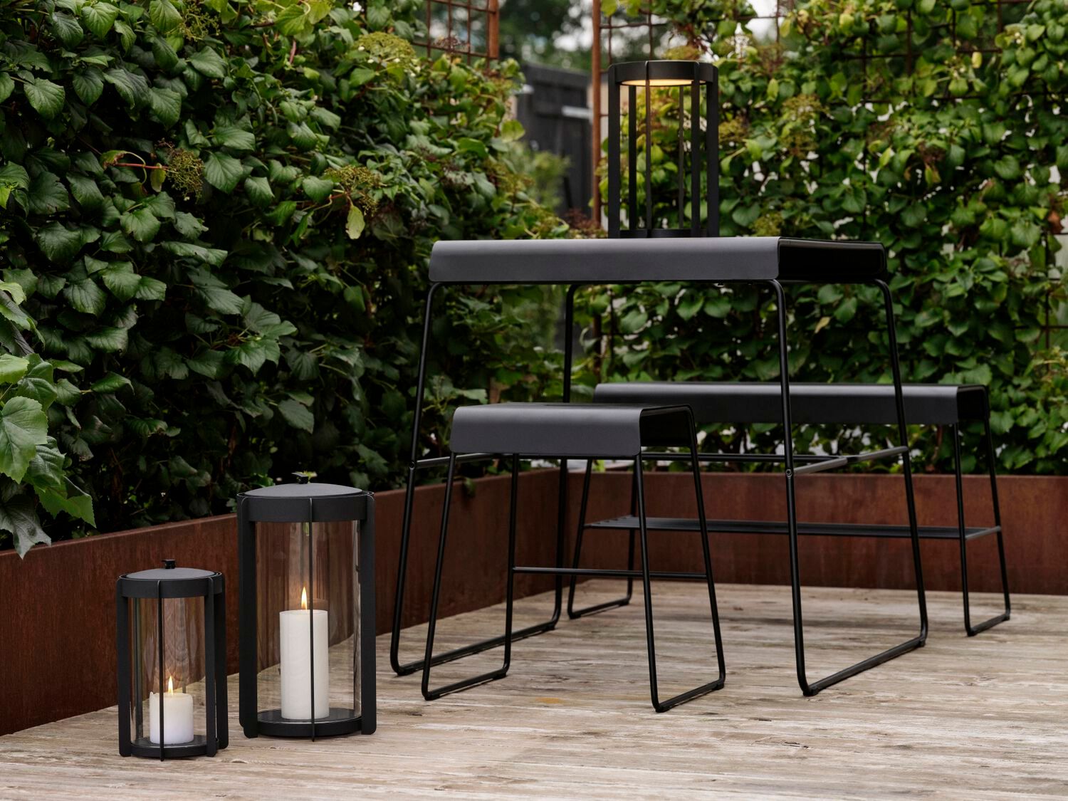 Стальной фонарь с порошковым покрытием ZONE DENMARK Firefly ARCH-00129621 - Вид №4