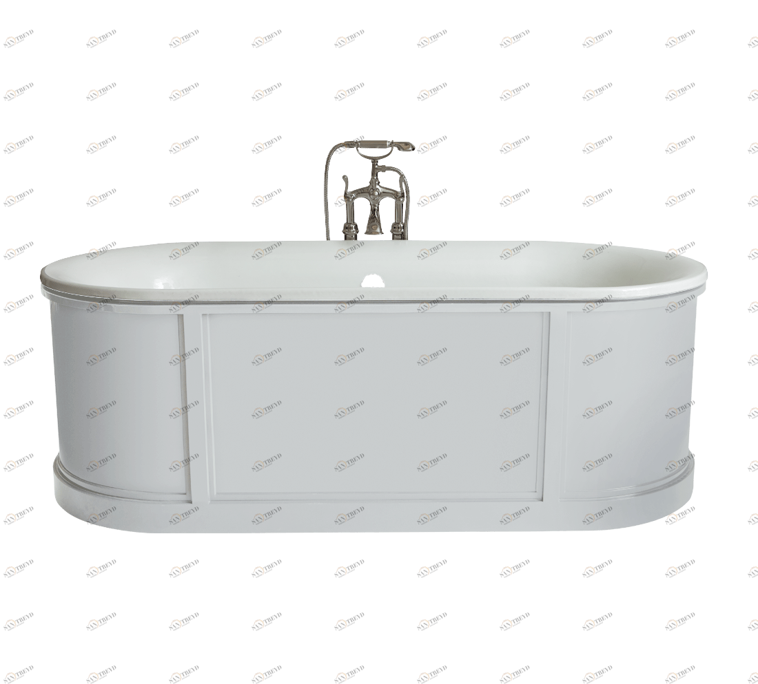 Gentry Home Новая Канада Cast iron bathtub Белый GH101120 