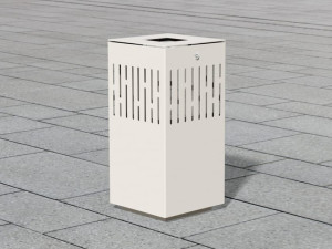 Нержавеющая сталь открытый мусорный бак