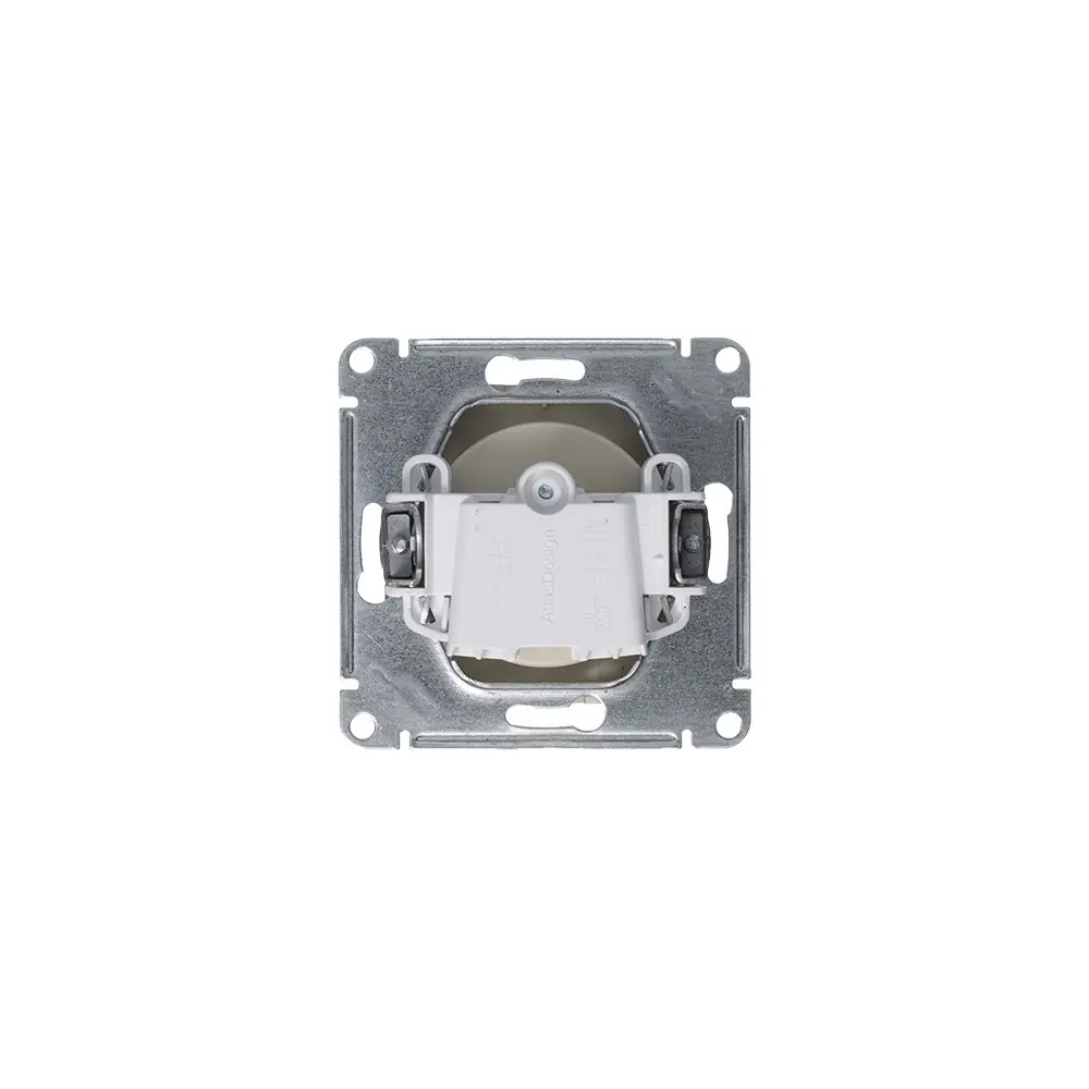 Розетка встраиваемая Systeme Electric AtlasDesign без заземления цвет алюминий 89457360 STLM-2038421 - Вид №2