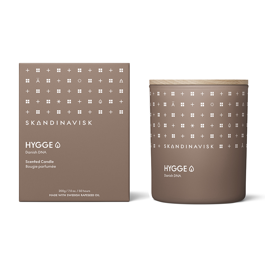 SK20109 Свеча ароматическая hygge с крышкой, 200 г (новая) S K A N D I N A V I S K 