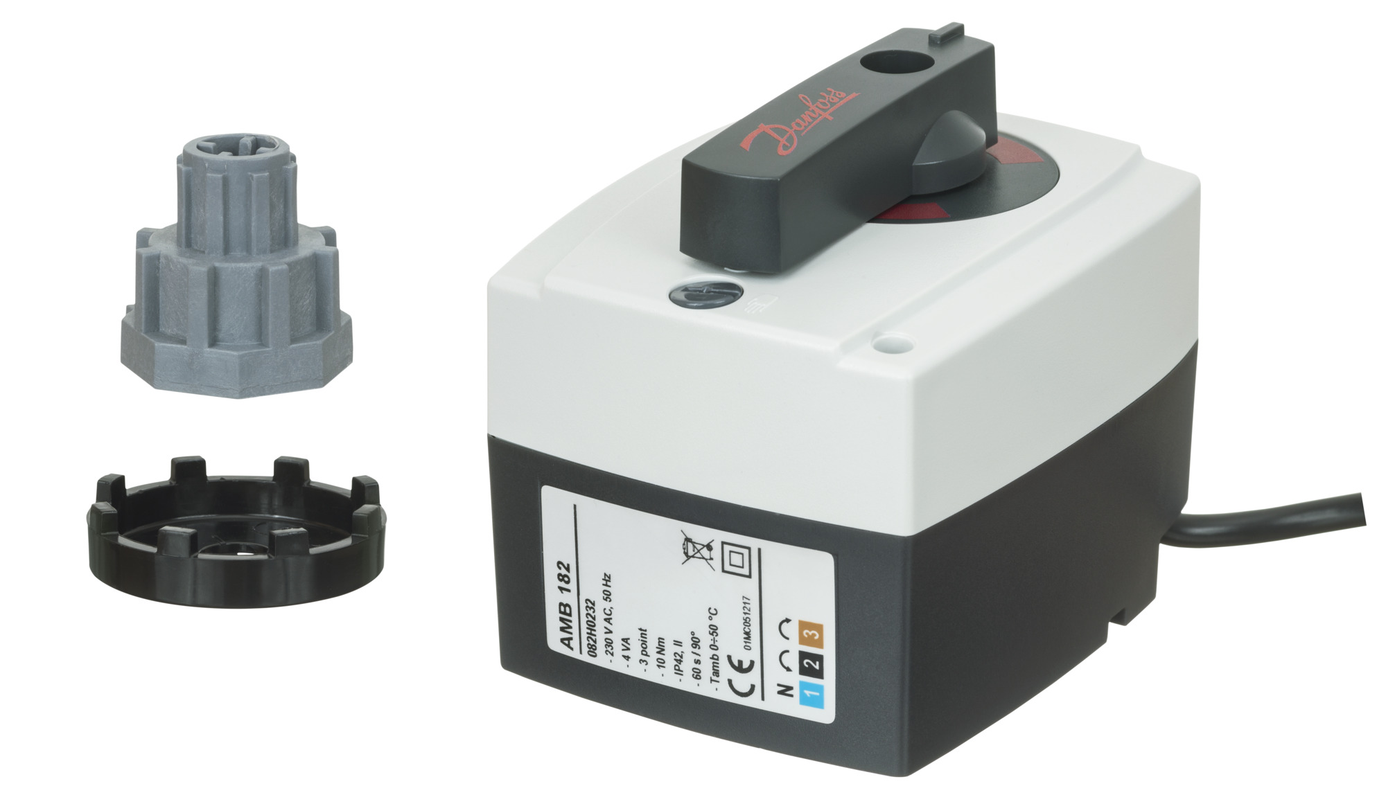 Danfoss Электроприводы серии AMВ для поворотных регулирующих клапанов AMB 182, привод, 230В,импульсный, 240с,К 082H0240  - Вид №3