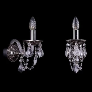 Бра Bohemia Ivele 1610/1/NB/Leafs BOHEMIA IVELE СВЕЧА 078573 Прозрачный;хром